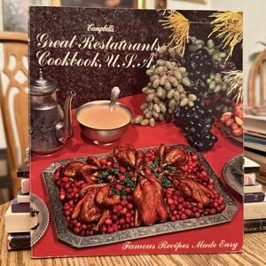 Campbell's Great Restaurants Cookbook USA Famous Recipes Made Easy Vtg Color PB